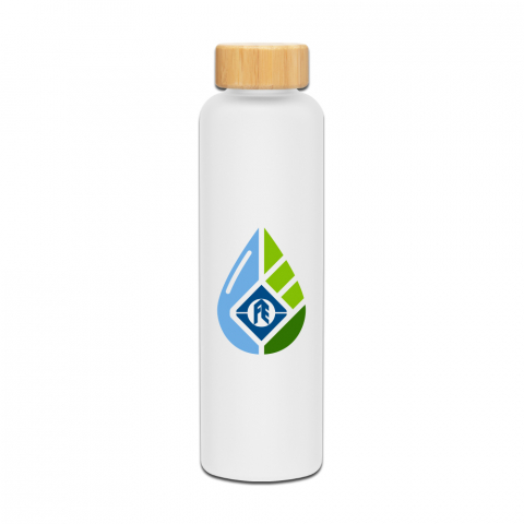 20 oz. Belle Glass Bottle with Bamboo Lid