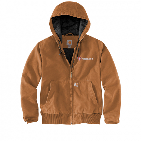 Carhartt ® Quilted-Flannel-Lined Duck Active Jacket